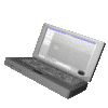 gif of a spinning laptop